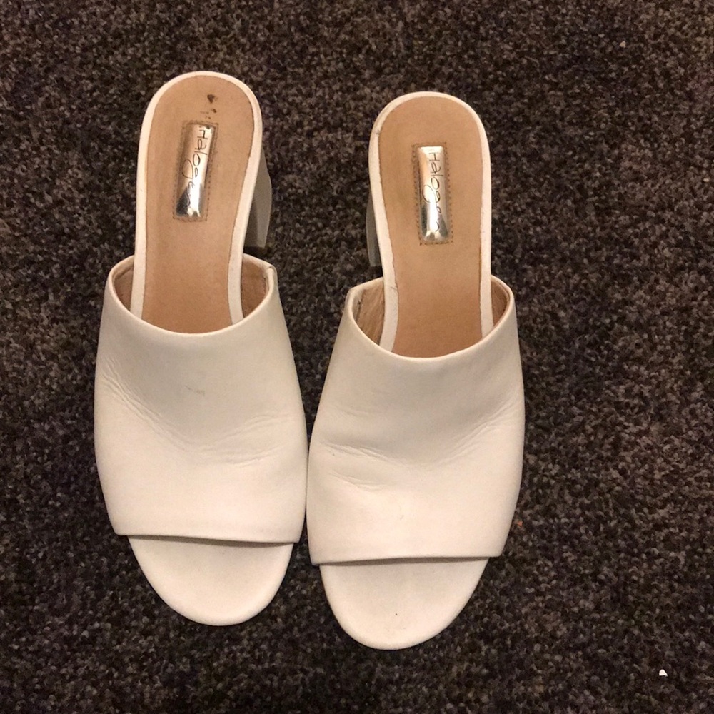Halogen (from Nordstrom) White Wedge Mule